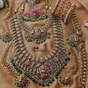 Gold Alike polish Nagas Semi Bridal Set