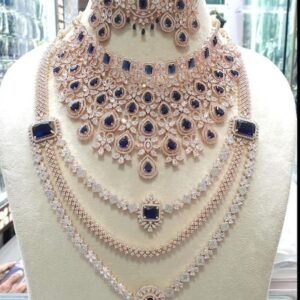 Special American Diamond Antique Stone Necklace