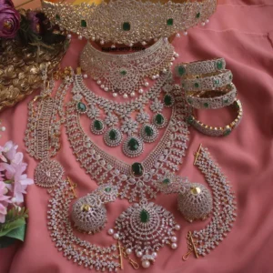 Jewelry Combo Green Stone...